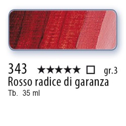 343 - Schmincke Olio Mussini rosso radice di garanza