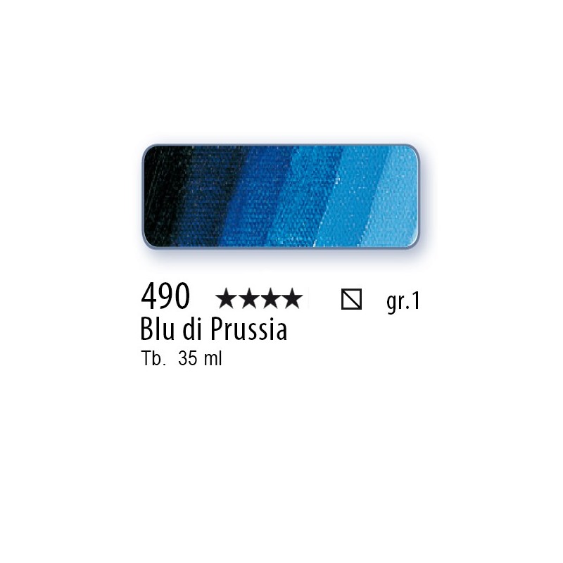 490 - Mussini blu di Prussia