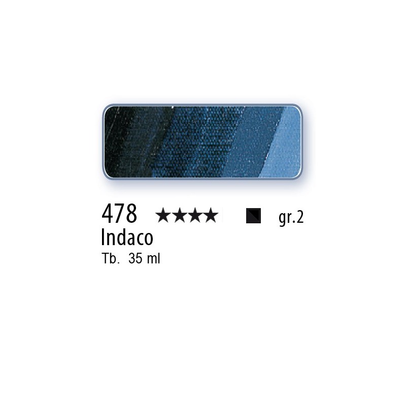 478 - Schmincke Olio Mussini indaco