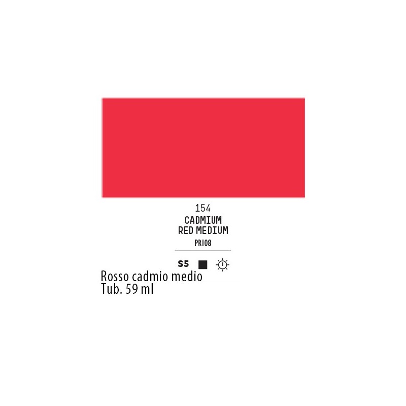 154 - Liquitex Heavy Body Rosso cadmio medio