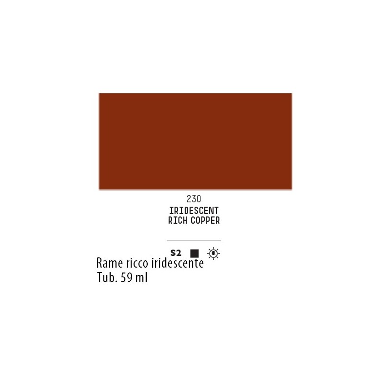 230 - Liquitex Heavy Body Rame ricco iridescente