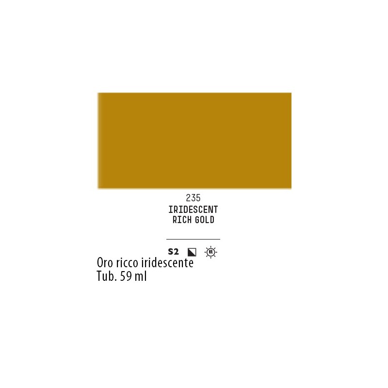 235 - Liquitex Heavy Body Oro ricco iridescente