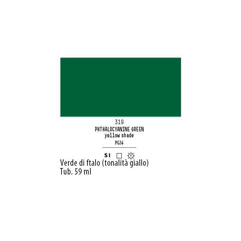 319 - Liquitex Heavy Body Verde di ftalo (tonalita giallo)