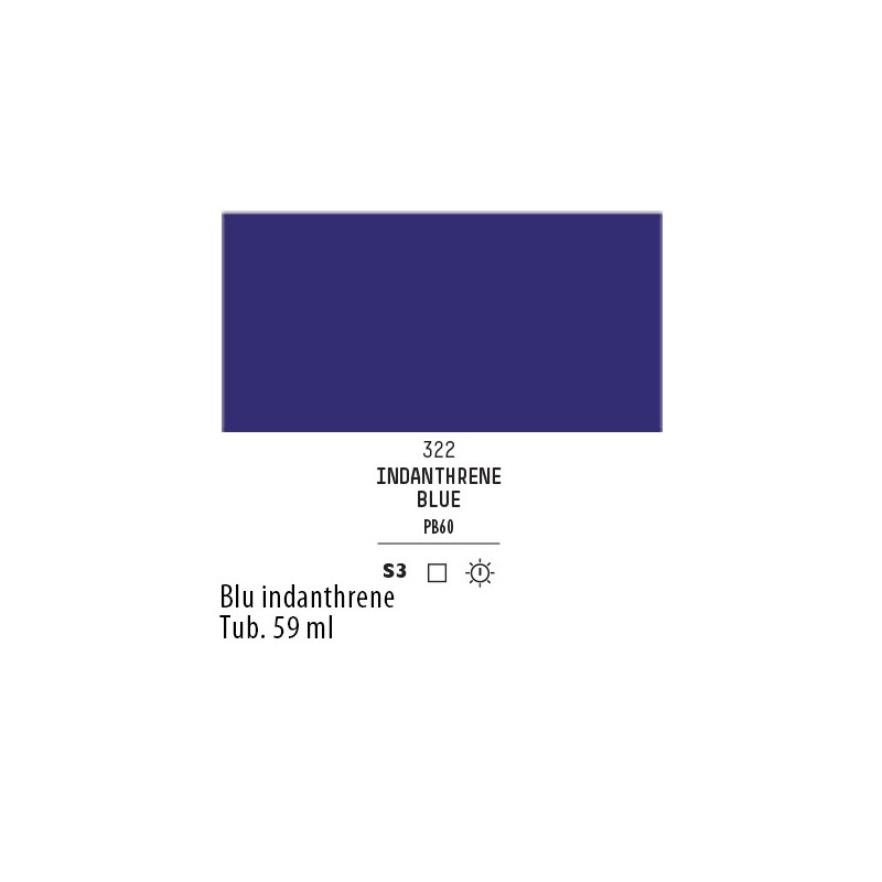 322 - Liquitex Heavy Body Blu indanthrene