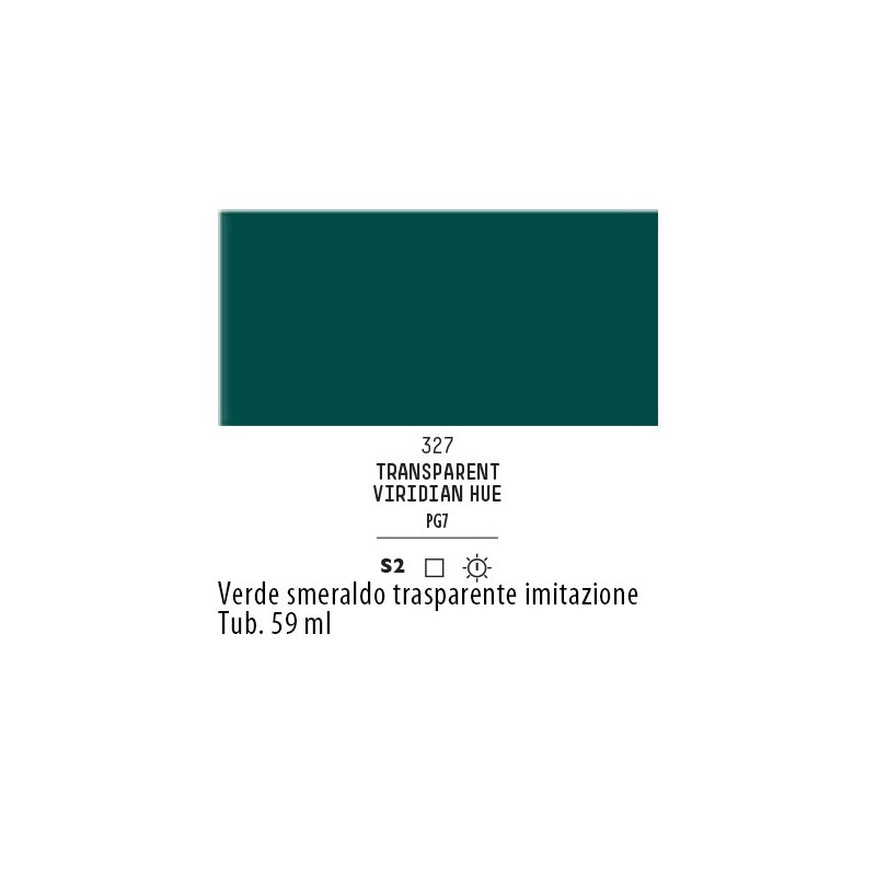 327 - Liquitex Heavy Body Verde smeraldo trasparente imit.