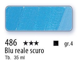 486 - Mussini blu reale scuro
