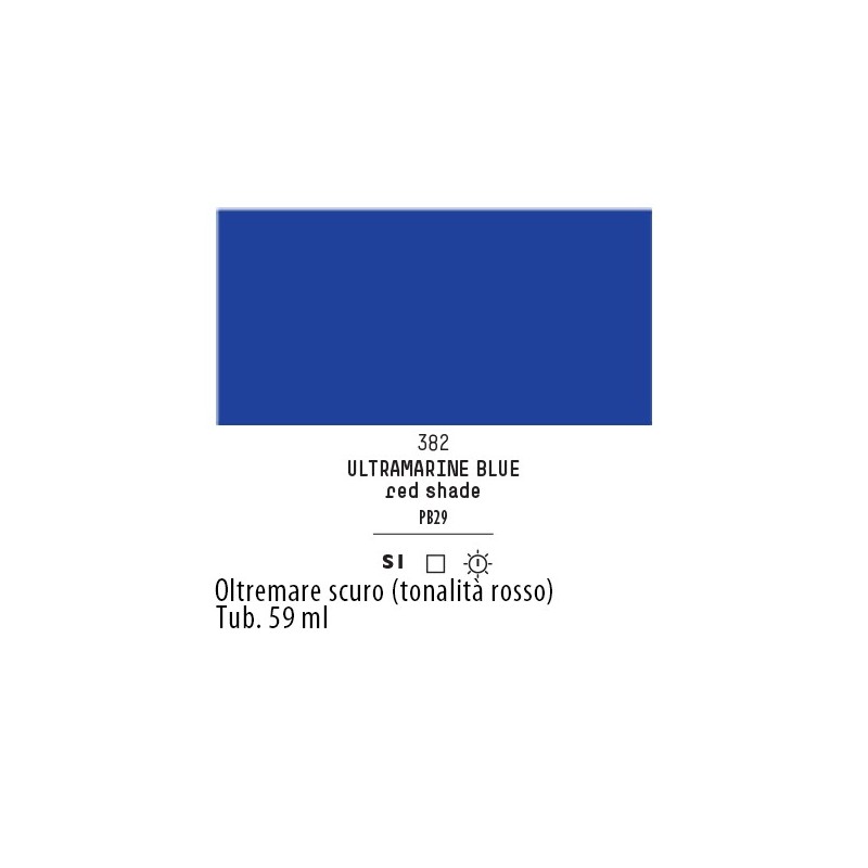 382 - Liquitex Heavy Body Oltremare scuro (tonalita rosso)