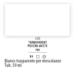 430 - Liquitex Heavy Body Bianco trasparente per mescolanze