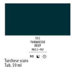 561 - Liquitex Heavy Body Turchese scuro