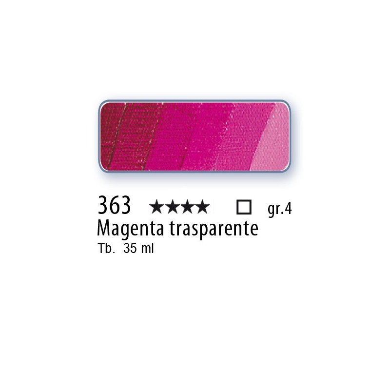 363 - Schmincke Olio Mussini magenta trasparente