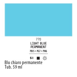 770 - Liquitex Heavy Body Blu chiaro permanente
