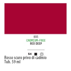 895 - Liquitex Heavy Body Rosso scuro privo di cadmio