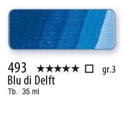 493 - Schmincke Olio Mussini blu di Delft