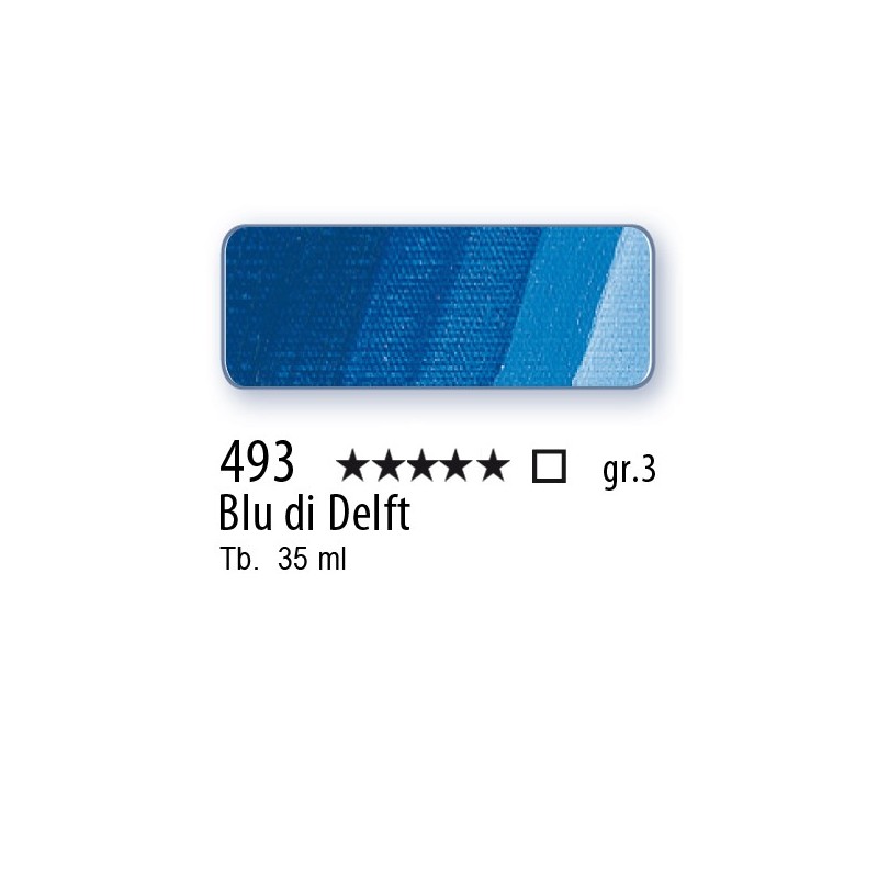 493 - Schmincke Olio Mussini blu di Delft