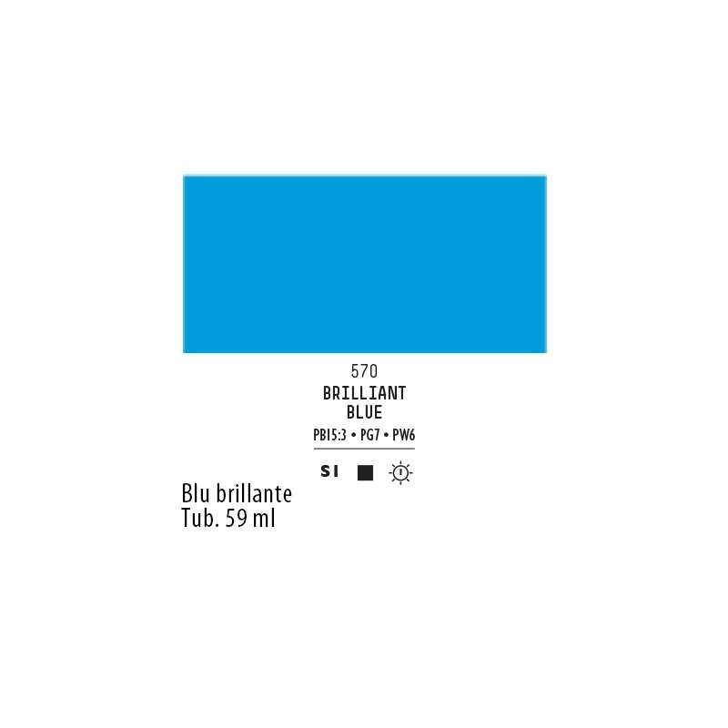 570 - Liquitex Heavy Body Blu brillante
