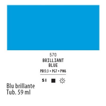 570 - Liquitex Heavy Body Blu brillante