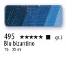 495 - Schmincke Olio Mussini blu bizantino