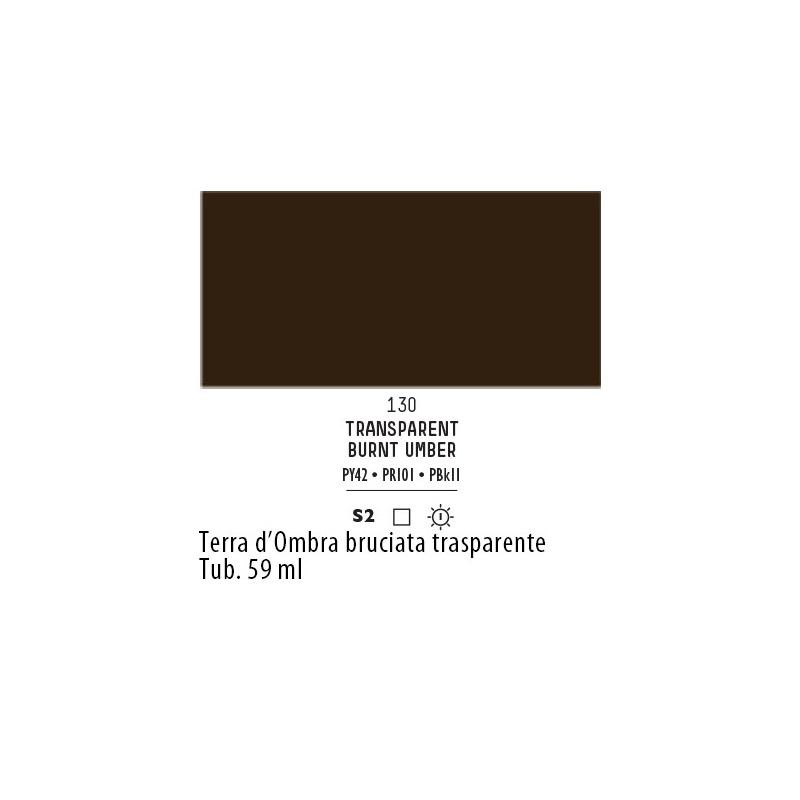 130 - Liquitex Heavy Body Terra d'ombra bruciata trasparente