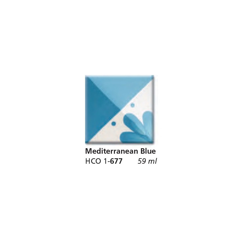 677 - Engobbio Colorobbia Mediterranean Blue