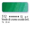 512 - Schmincke Olio Mussini verde di cromo ossido brill.