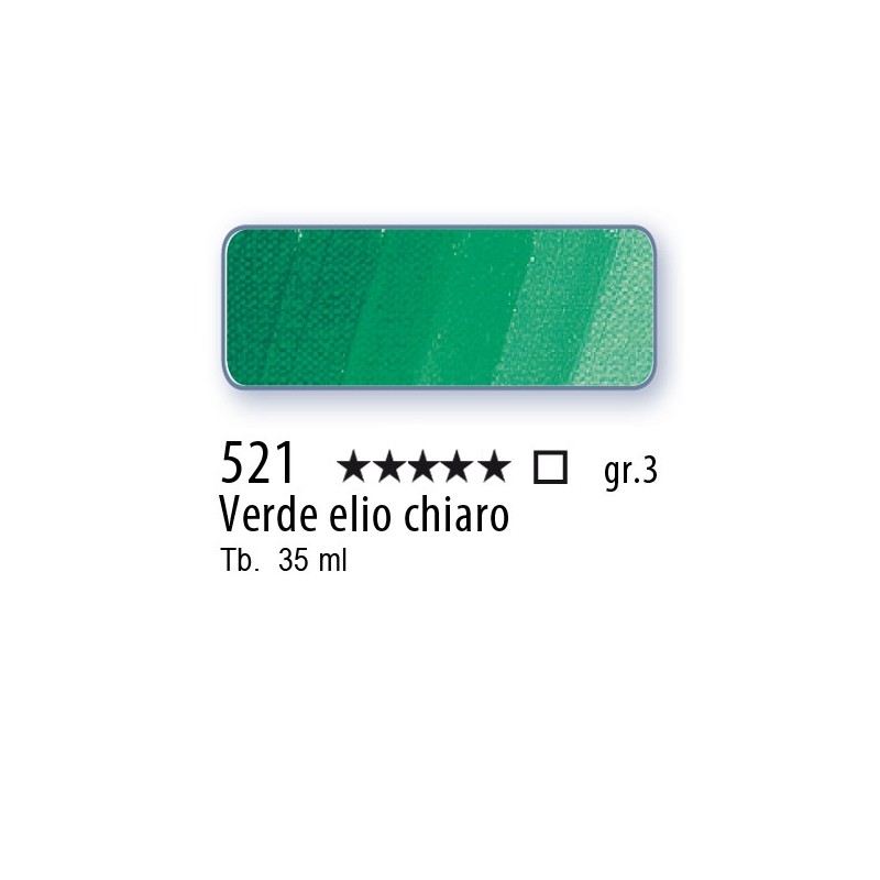 521 - Schmincke Olio Mussini verde elio chiaro