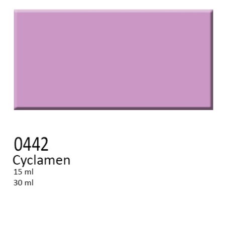 442 -  Colorobbia colore Sottocristallina Cyclamen