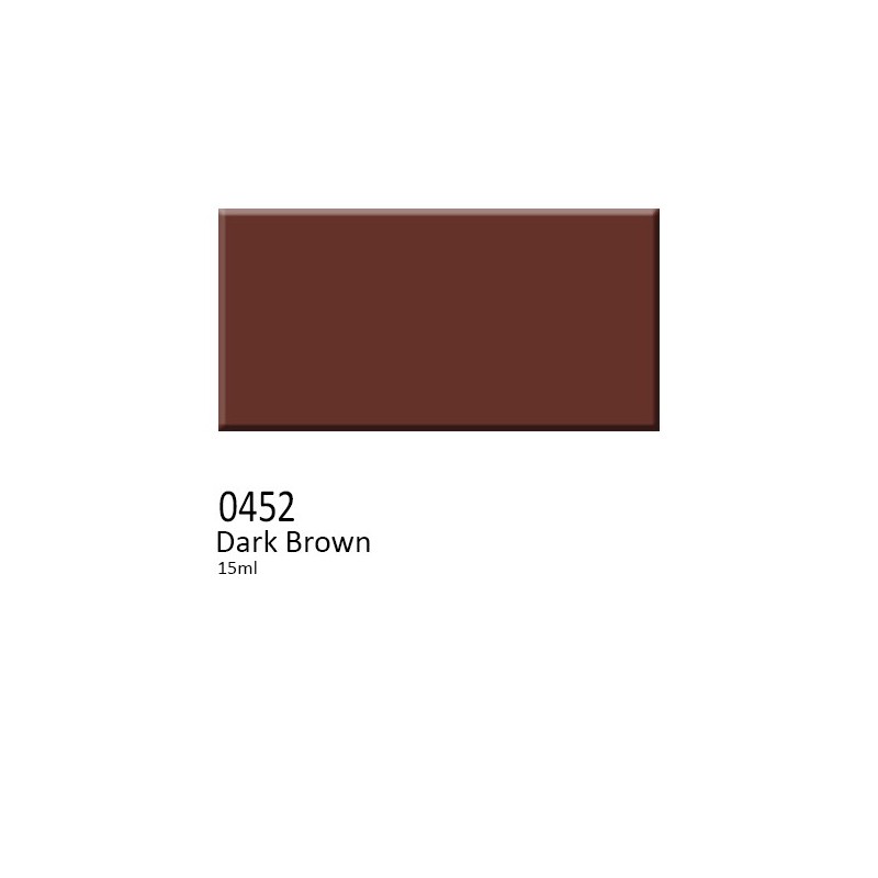 452 -  Colorobbia colore Sottocristallina Dark Brown