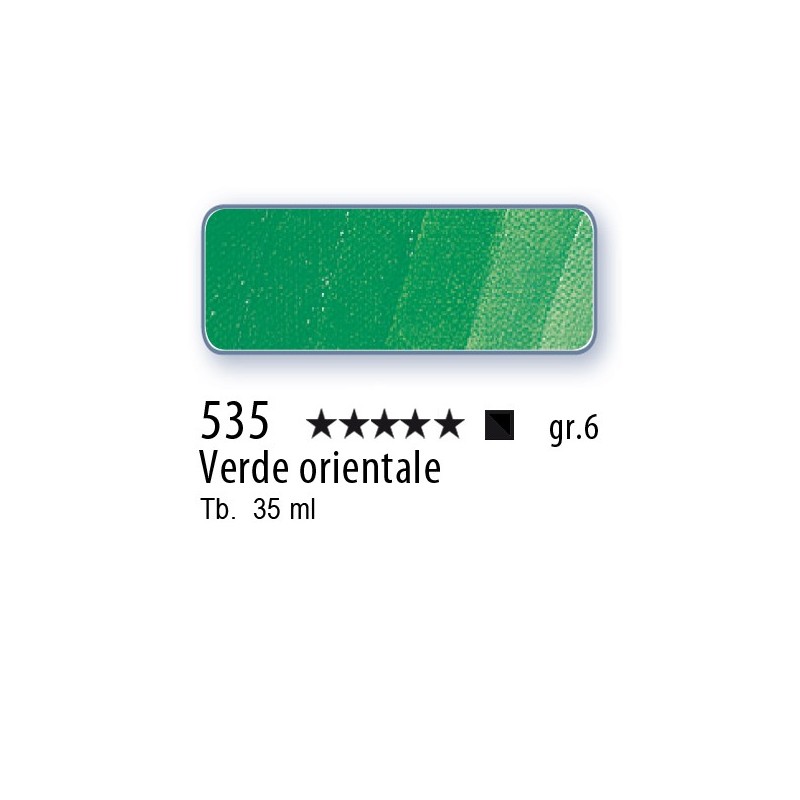 535 - Schmincke Olio Mussini verde orientale