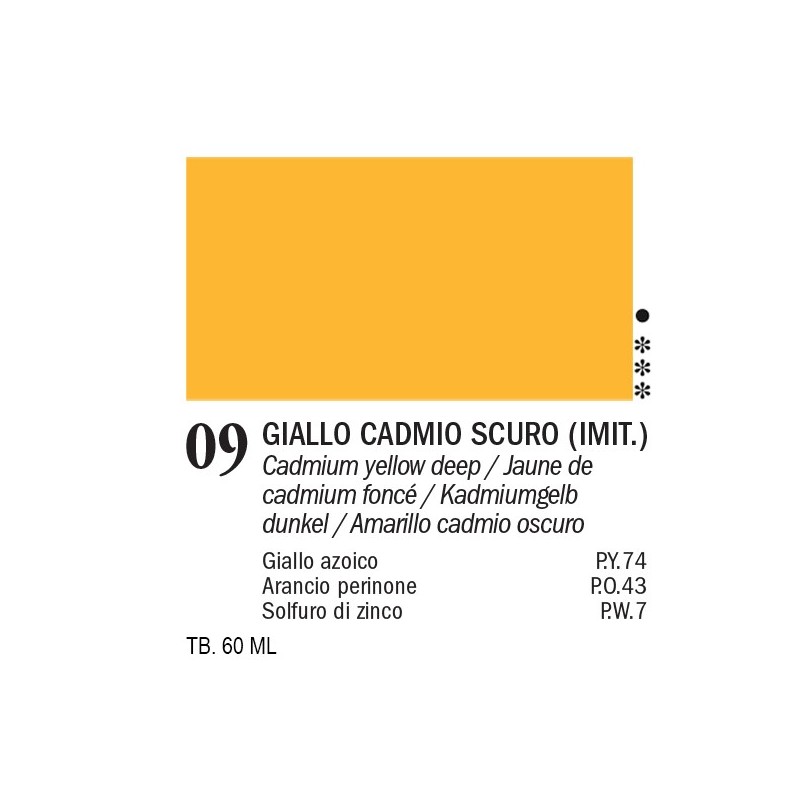 09 - Ferrario Oil Master Giallo cadmio scuro imit.