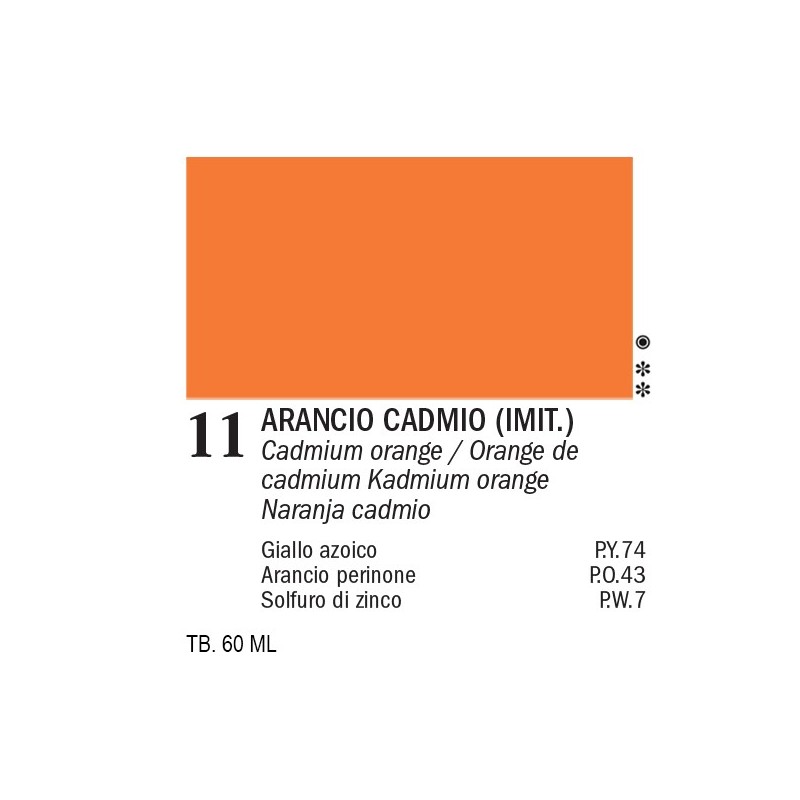 11 - Ferrario Oil Master Arancio cadmio imit.