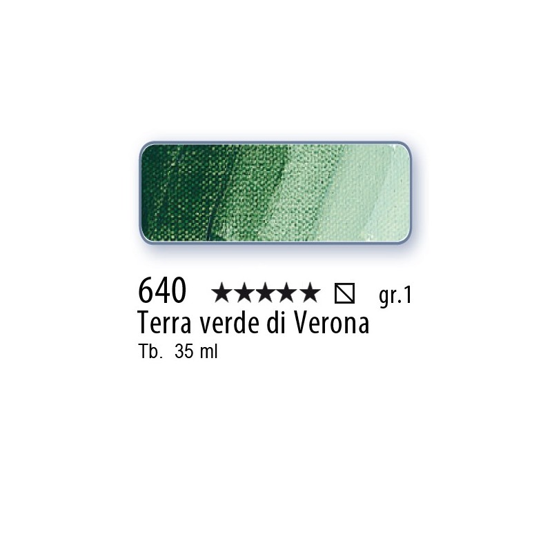 640 - Schmincke Olio Mussini terra verde di Verona