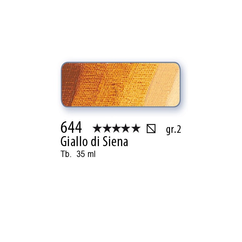 644 - Schmincke Olio Mussini giallo di Siena