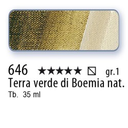 646 - Schmincke Olio Mussini terra verde di boemia nat.