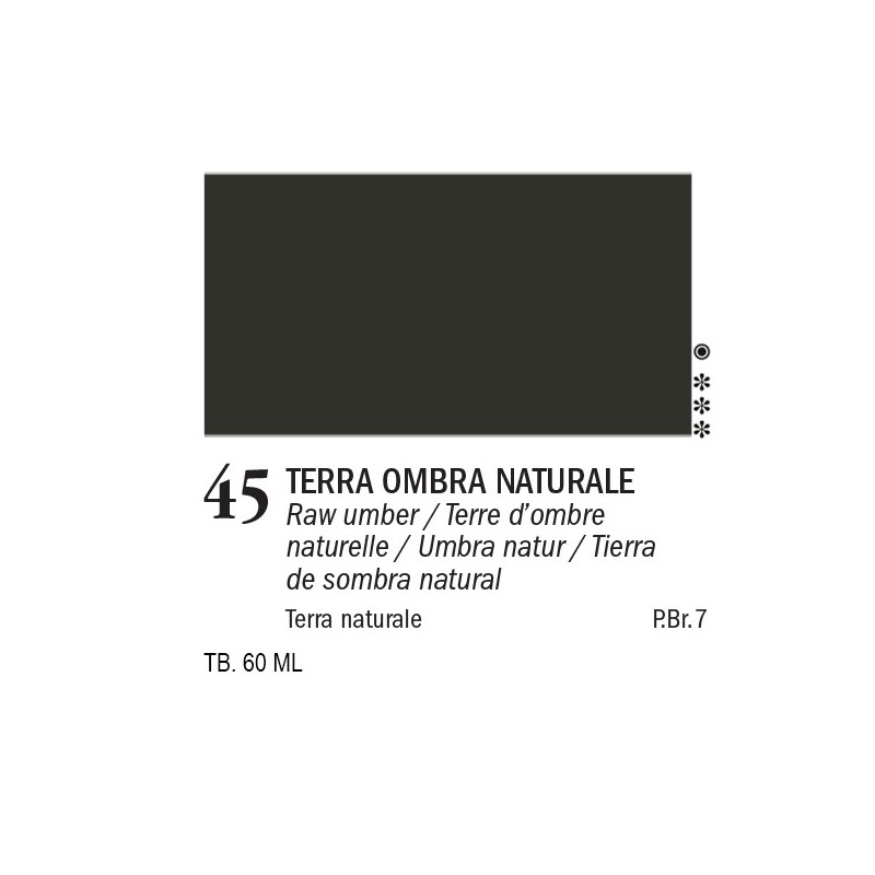 45 - Ferrario Oil Master Terra d'ombra naturale