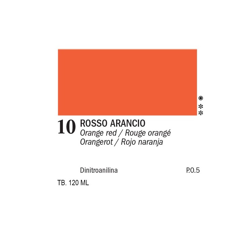 10 - Ferrario Acrylic Master Rosso Arancio