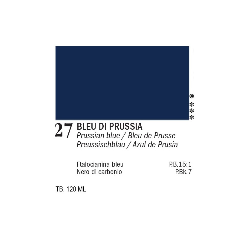 27 - Ferrario Acrylic Master Bleu di Prussia