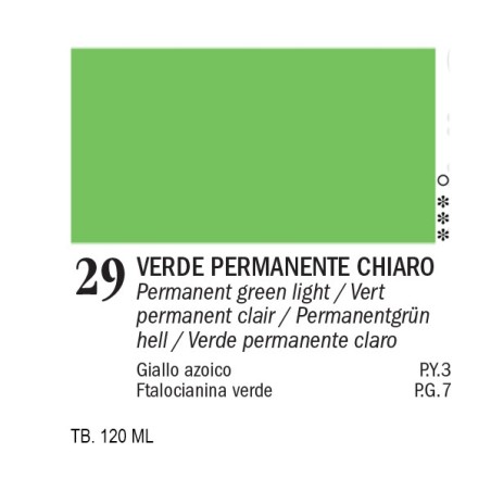 29 - Ferrario Acrylic Master Verde permanente chiaro