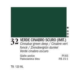 32 - Ferrario Acrylic Master Verde Cinabro scuro imit.