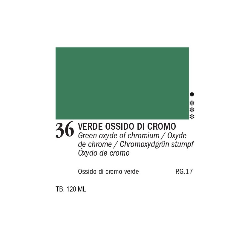36 - Ferrario Acrylic Master Verde ossido di cromo
