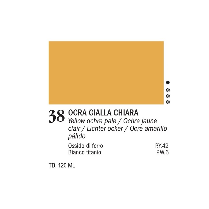 38 - Ferrario Acrylic Master Ocra Gialla chiara