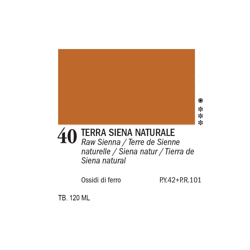 40 - Ferrario Acrylic Master Terra di Siena naturale