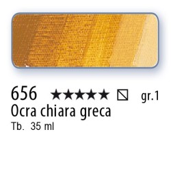 656 - Schmincke Olio Mussini ocra chiara greca