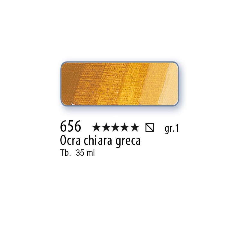 656 - Schmincke Olio Mussini ocra chiara greca