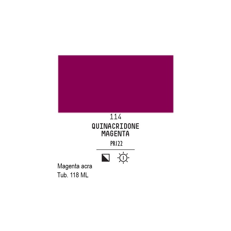 114 - Liquitex Basics acrilico magenta acra