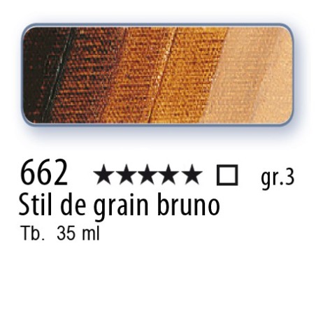 662 - Mussini stil de grain bruno
