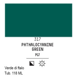 317 - Liquitex Basics acrilico verde di ftalo (tonalita blu)
