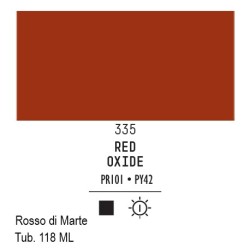 335 - Liquitex Basics acrilico rosso di marte