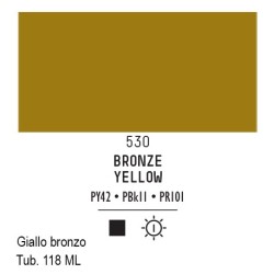 530 - Liquitex Basics acrilico giallo bronzo