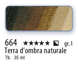 664 - Schmincke Olio Mussini terra d'ombra nat.