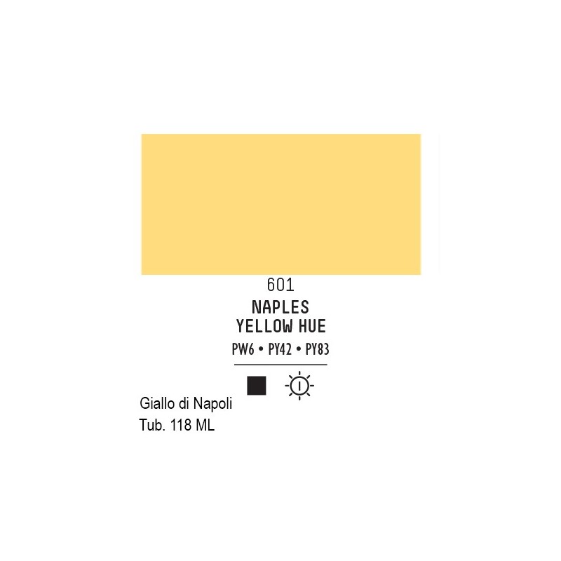 601 - Liquitex Basics acrilico giallo di napoli